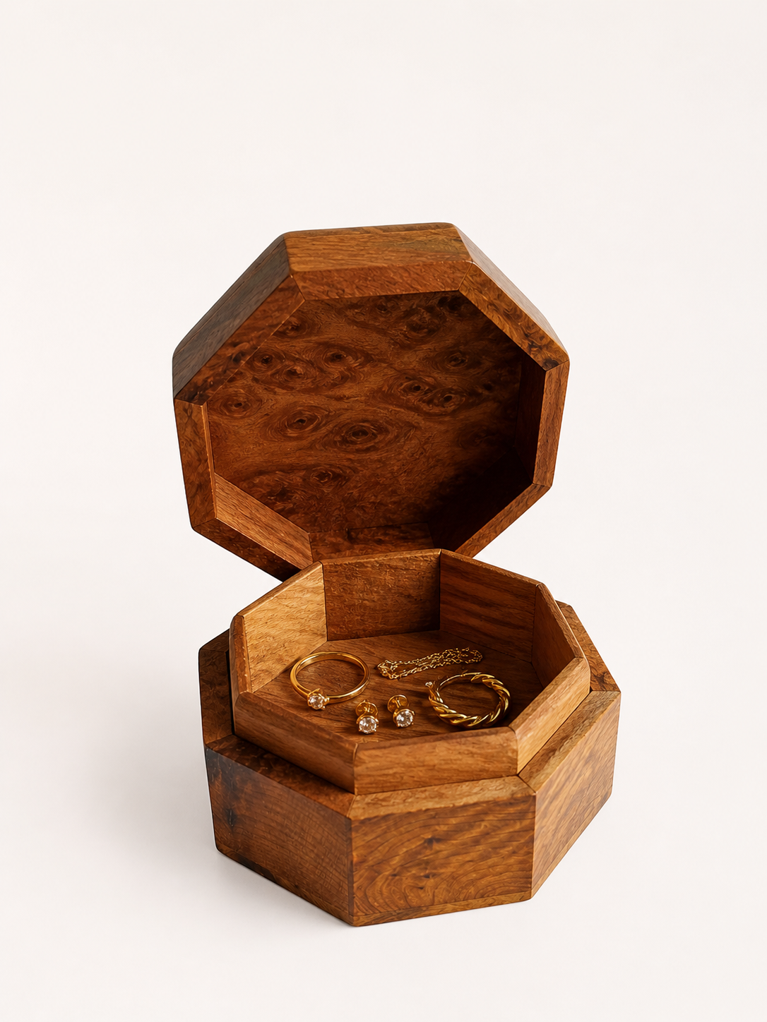 Boîte en bois artisanale haut de gamme de Thuya