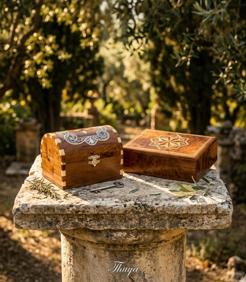 L'Écrin Impérial en Bois de Thuya